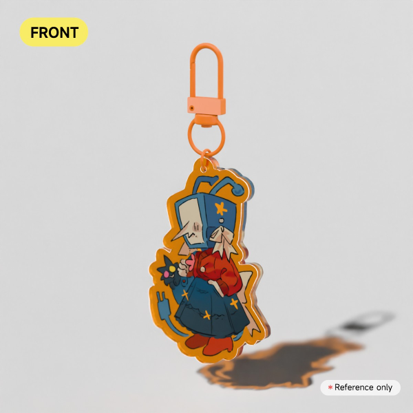 Tenna Yellow Dress Keychain