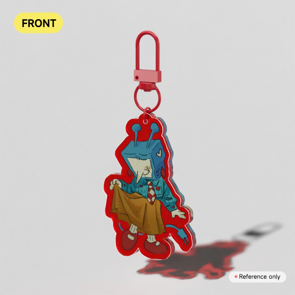 Tenna Red Dress Keychain