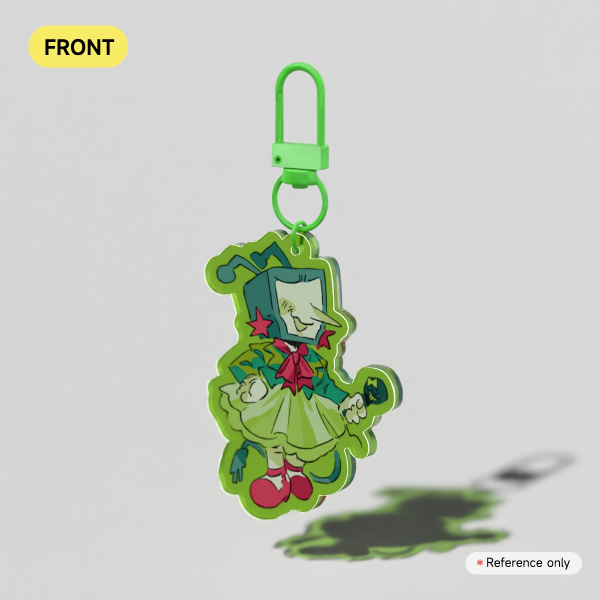 Tenna Green Dress Keychain