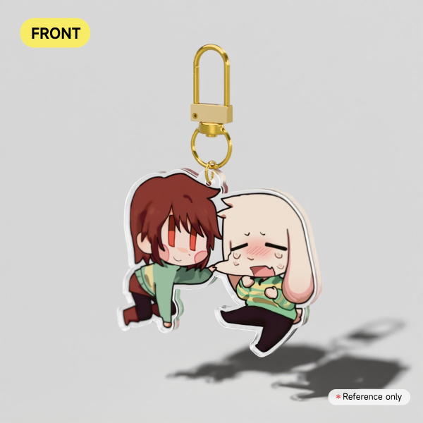 (bigger) Dreemurr Siblings Keychain