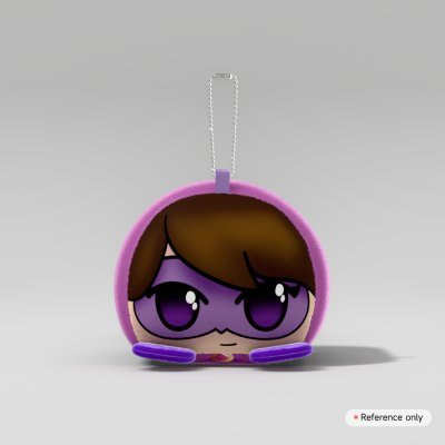 Raven Mochikororin Plush Keychain