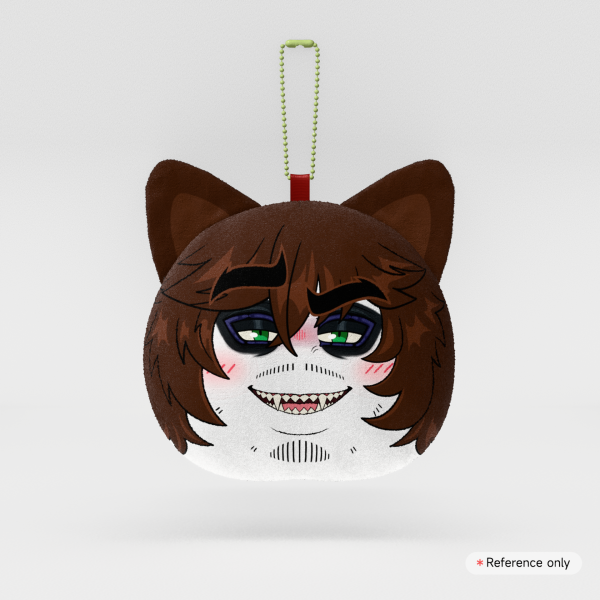 Sero Wolf [OC] - Mochi Face Plush Keychain