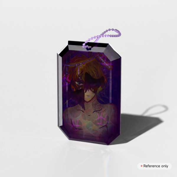 Watcher! Grian - Hermitcraft Lifesmp Gemstone Thick Acrylic Block Keychains
