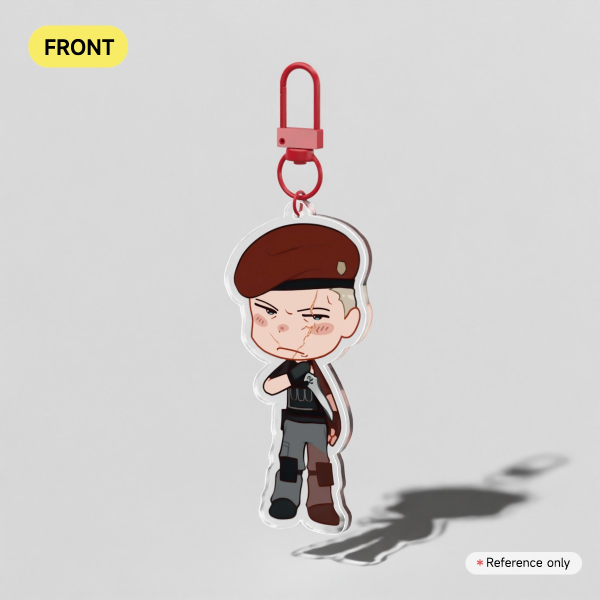 Jack Krauser Resident Evil 4 Chibi Keychain (Large)