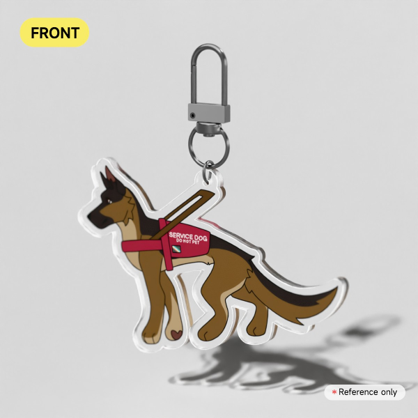 Guide Dog Service Animal Keychains