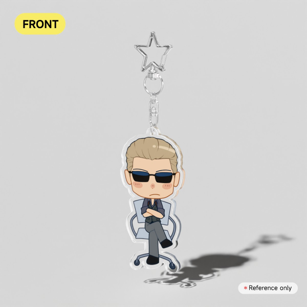 Albert Wesker Resident Evil 4 Chibi Keychain (Large)