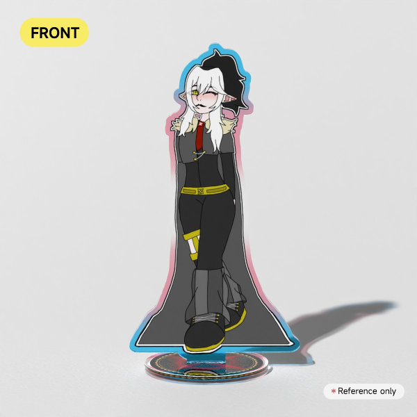 RJ Coloured Edge Acrylic Standee