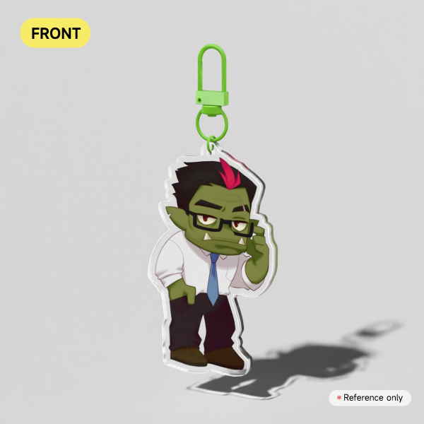 Randon Neuring Clear Acrylic Keychain