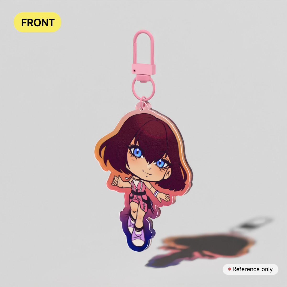 Kairi Kingdom Hearts 2 Gradient Acrylic Keychain