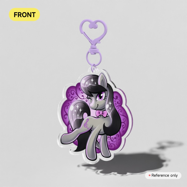 Octavia Clear Acrylic Keychain