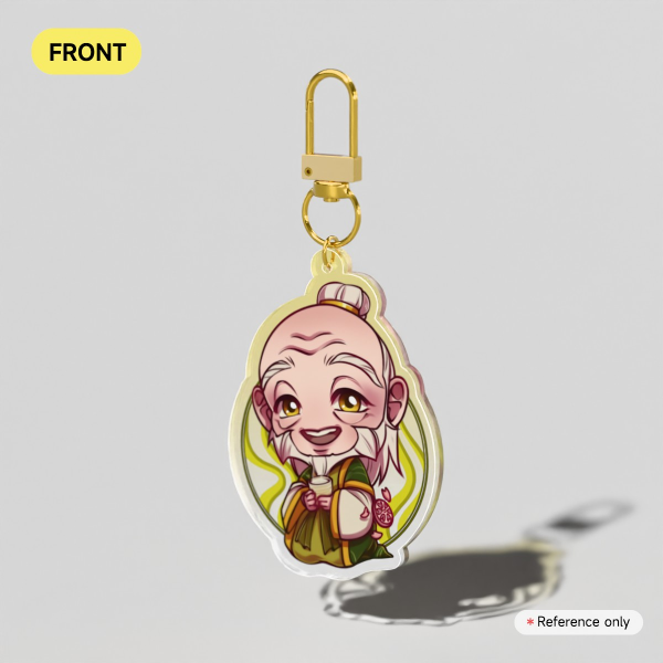Iroh - the last airbender Clear Acrylic Keychains