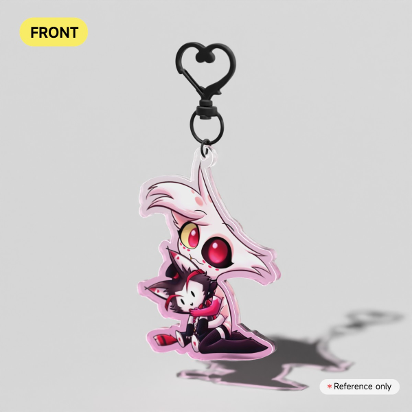 Angel Dust Colored Edge Acrylic Keychain