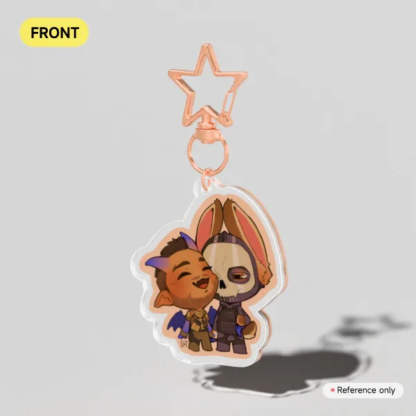 Chibi Dragonbun Clear Acrylic Keychains