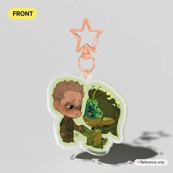 Chibi Fae King Ghoap Clear Acrylic Keychains