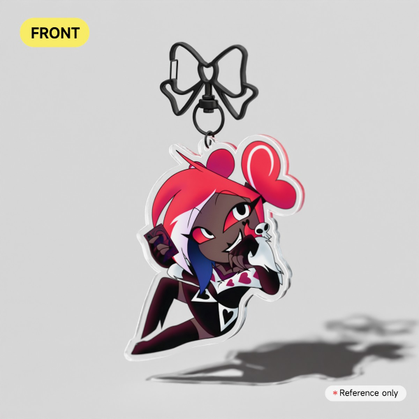 Velvette Hazbin Hotel Clear Acrylic Keychain