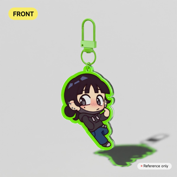 Green Yuri Mitsuki Acrylic Keychain