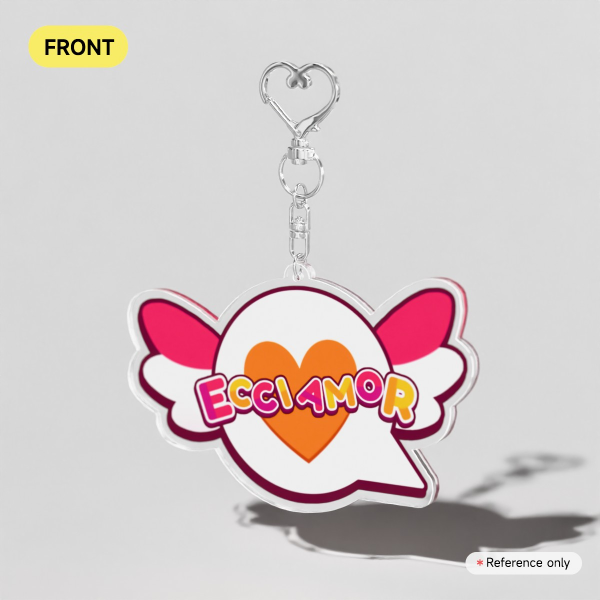 Ecci Clear Acrylic Keychains