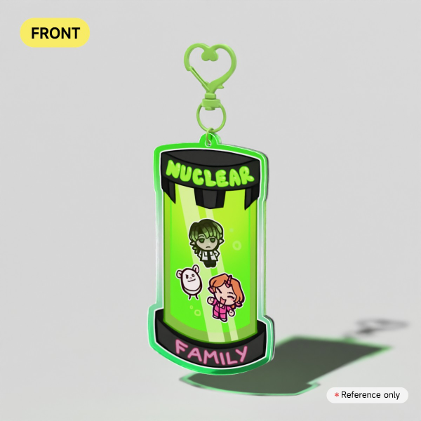 NUCLEAR FAMILY QSMP2 Multi KatieB and Nacho keychain