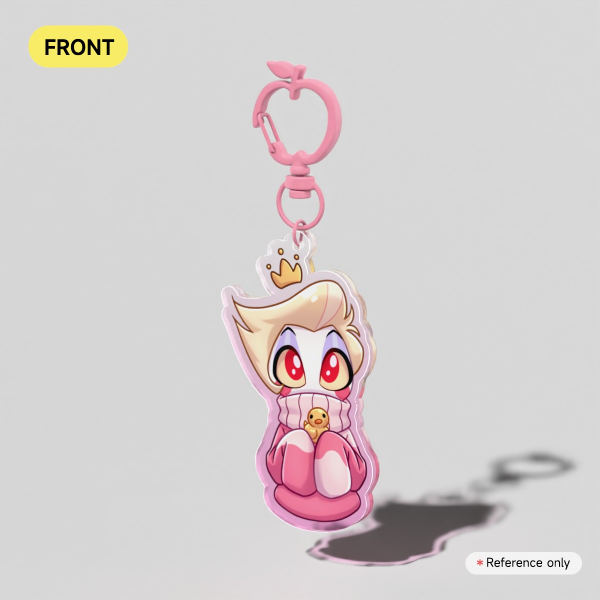 Lucifer Colored Edge Acrylic Keychain