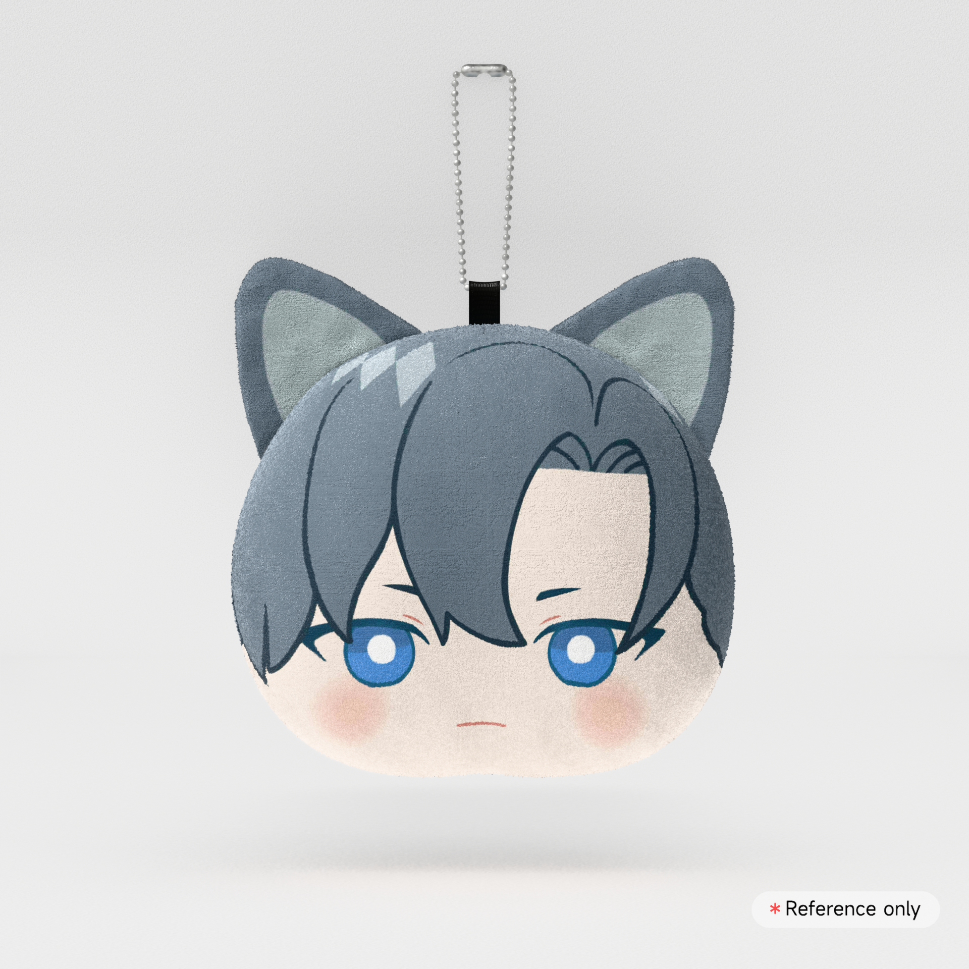 Mochi Face Plush Keychain - Forrest