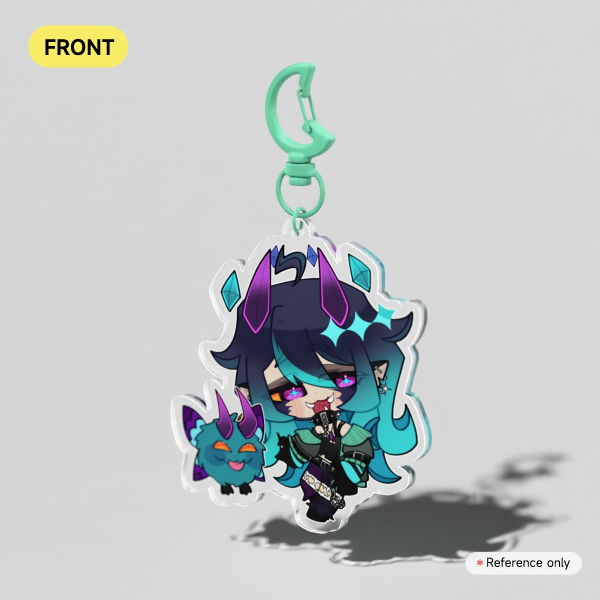 Baerae and beastie Vtuber Acrylic charm