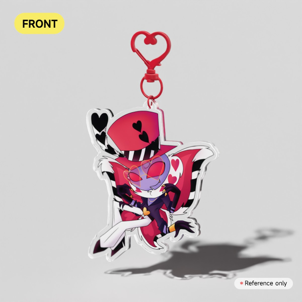 Valentino Hazbin Hotel Clear Acrylic Keychain
