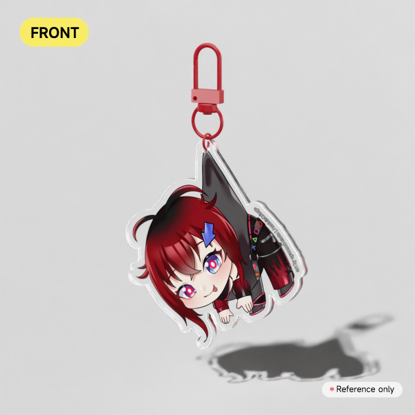Dangling ANN13 Clear Acrylic Keychain