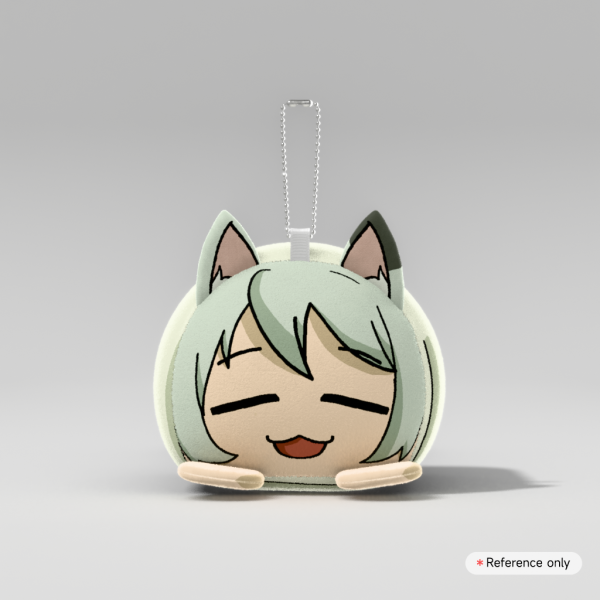 Chainsmoker Cat Plush Keychain