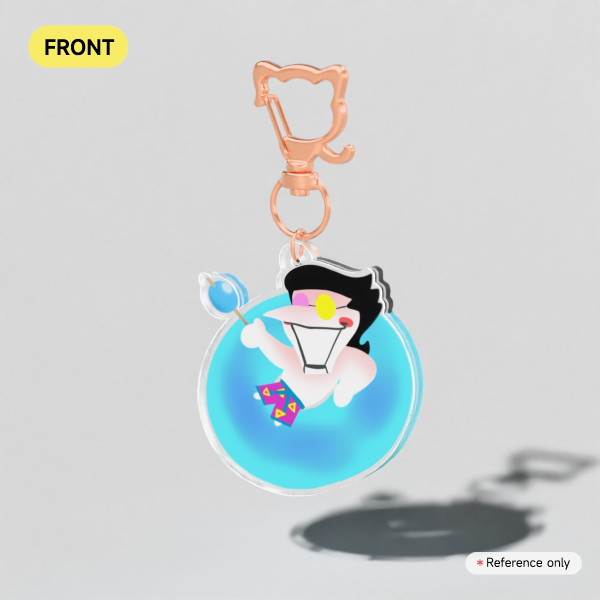 Spam Clear Acrylic Keychain