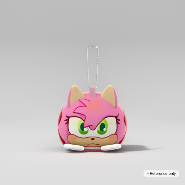 Mochikororin Amy Rose Plush Keychains
