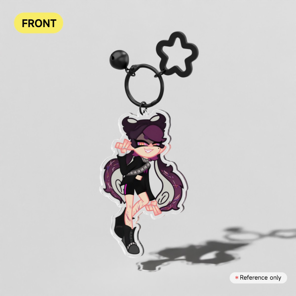 Fuzzy Captain Callie Keychain