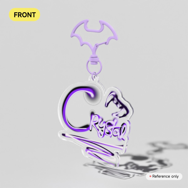 Crystal Name Keychain