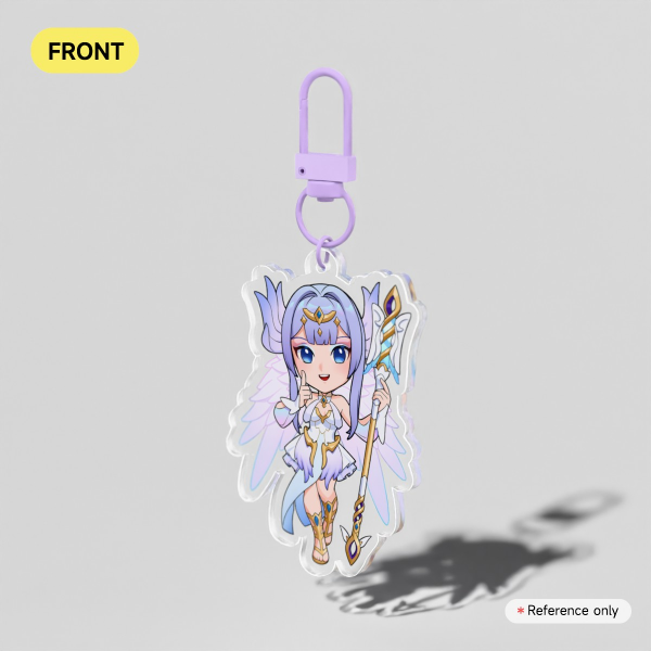Mythic Mercy Clear Acrylic Keychains