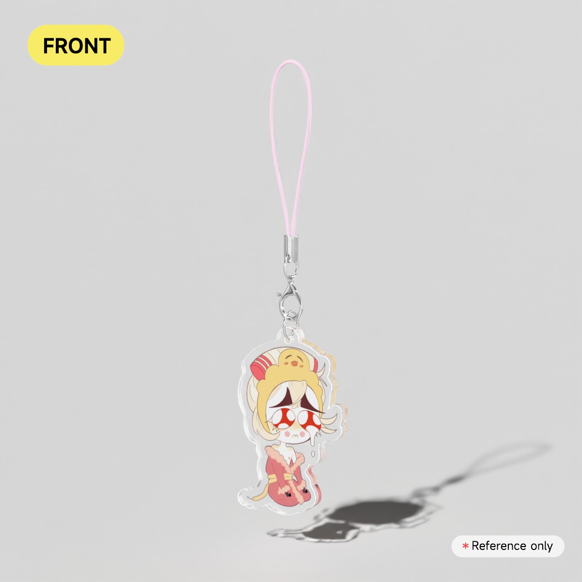 Sad Lucifer Phone Charm