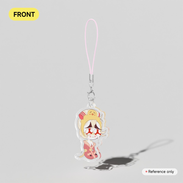 Sad Lucifer Phone Charm
