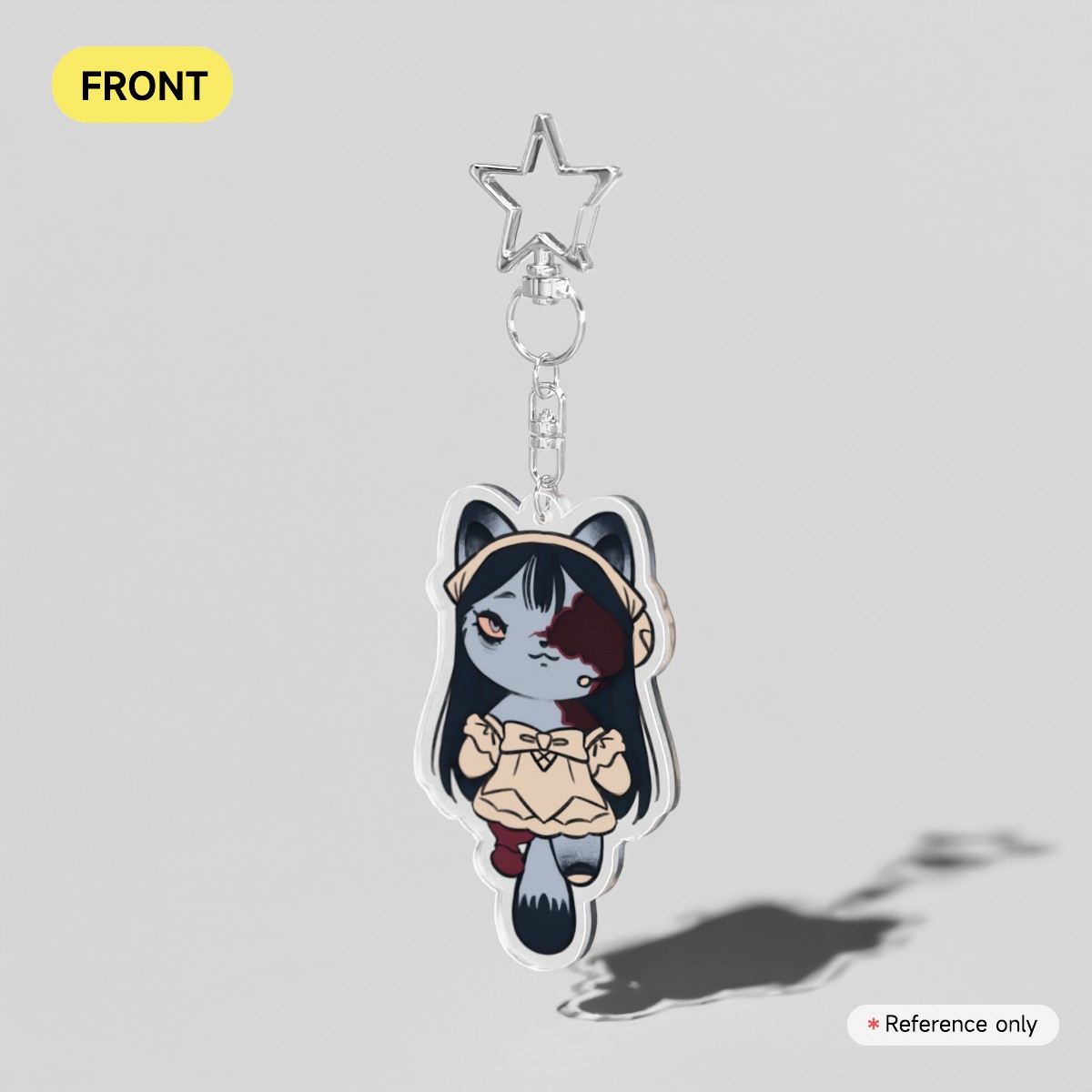 Sua Cat Clear Acrylic Keychains