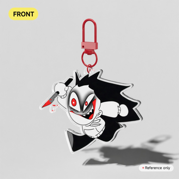 CREEPYPASTA | Jeff the Killer Double-Sided Acrylic Charm Clear