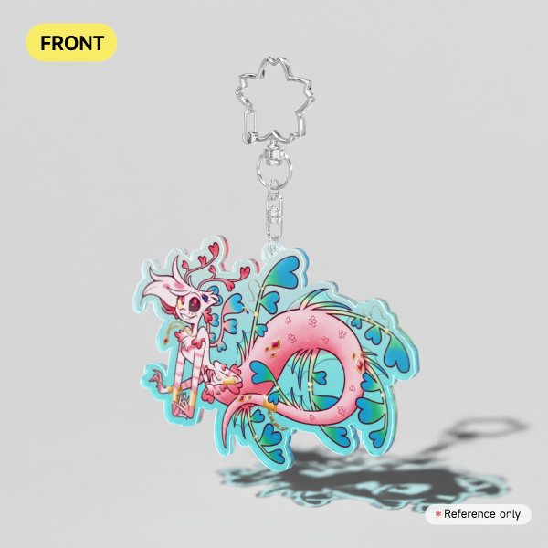 Mer Angel Dust Acrylic Keychain