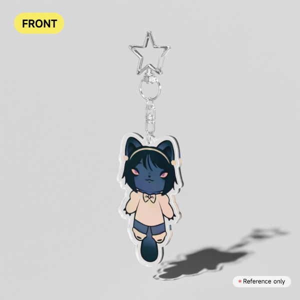 Sua Cat Clear Acrylic Keychains