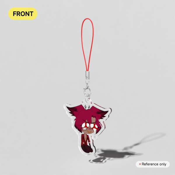 Angry Sad Alastor Phone Charm