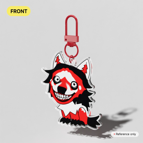 CREEPYPASTA | Smile.dog Double-Sided Acrylic Charm Clear