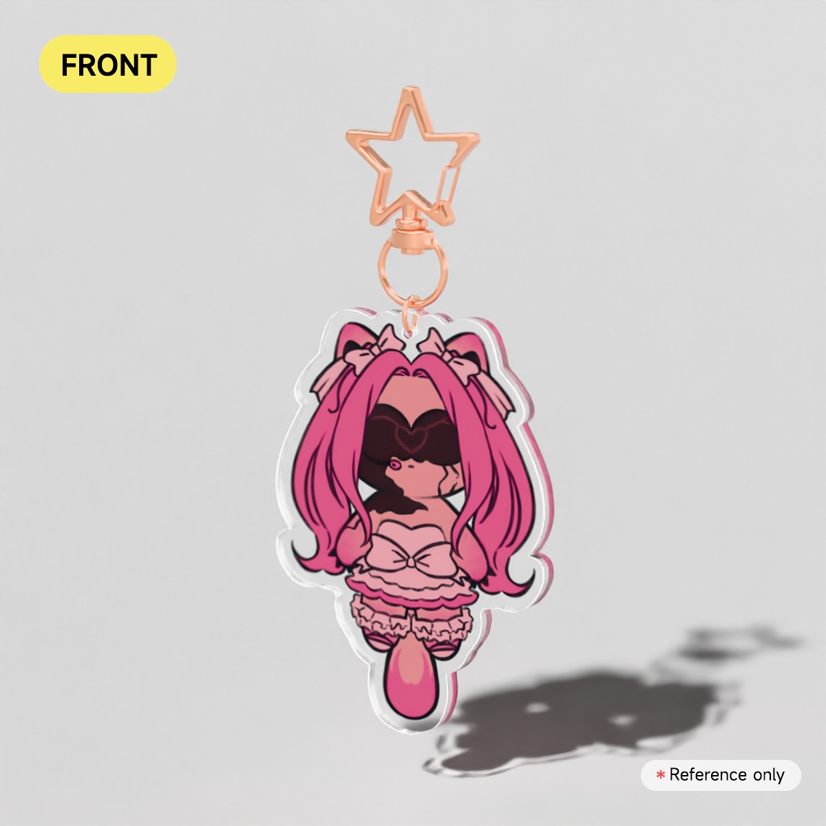 Mizi Cat Clear Acrylic Keychains