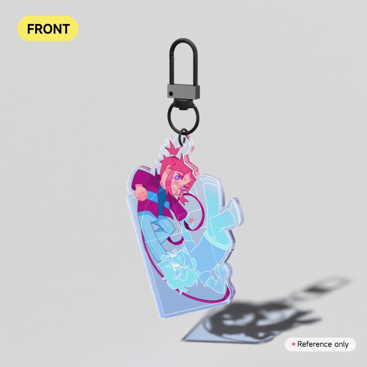 Ember and Ronan ratio keychain