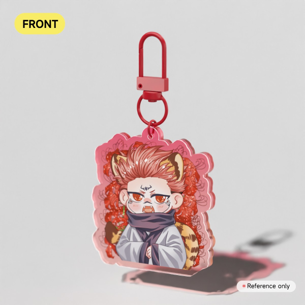 Jujutsu Kaisen Flower Keychain - Sukuna