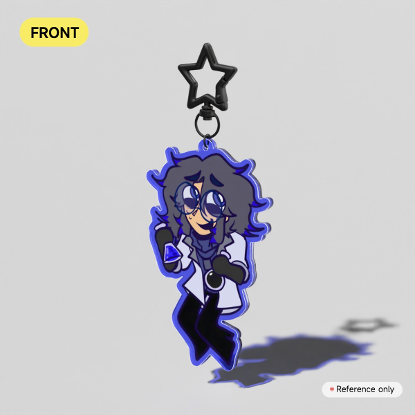[ OC ] Alistair Lincoln || Colored Edge Acrylic Keychain