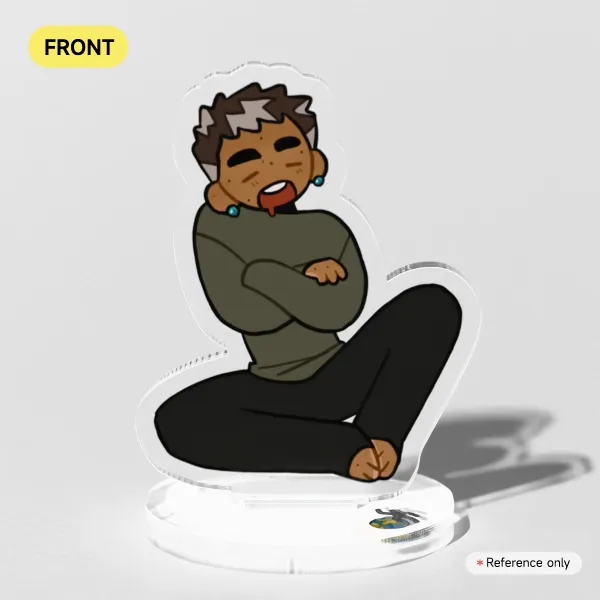 Human Rocky Clear Acrylic Standee