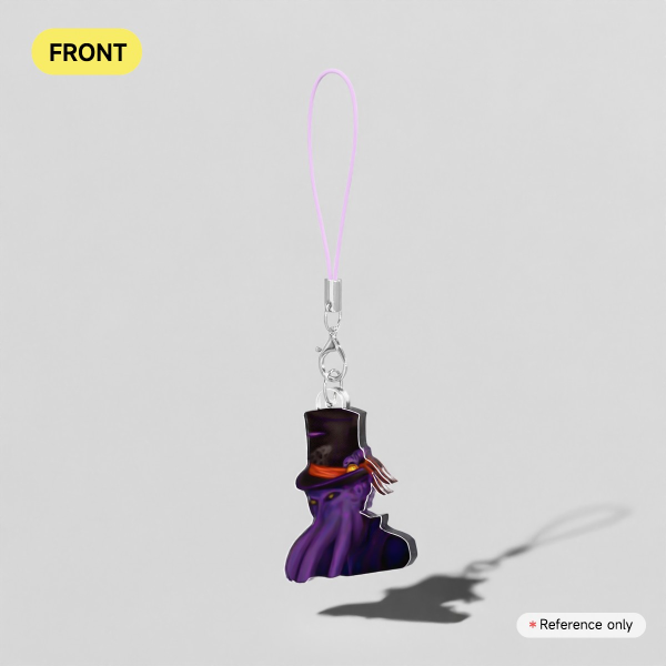 Fancy mindflayer phone charm