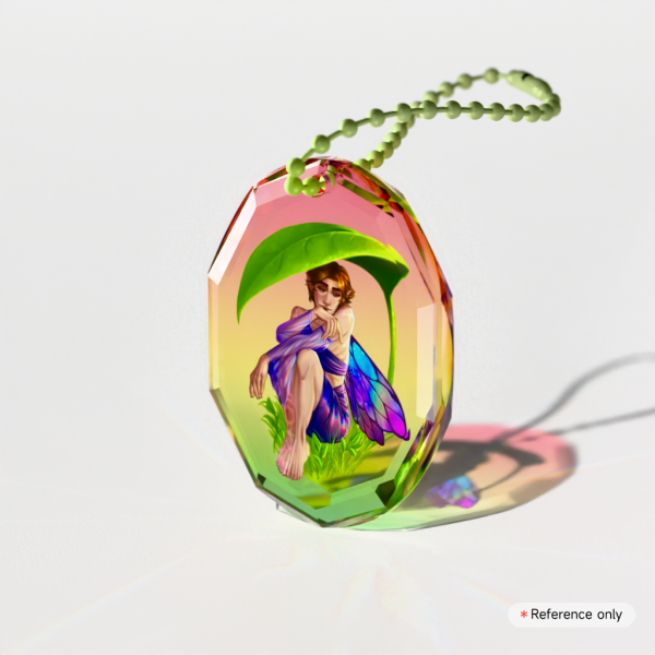 2" Fairy Viktor Gemstone Keychain