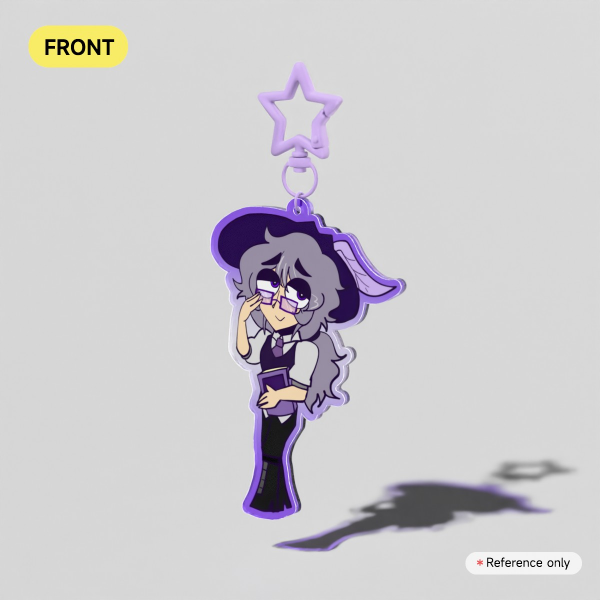 [ OC ] Rory Shannon || Colored Edge Acrylic Keychains