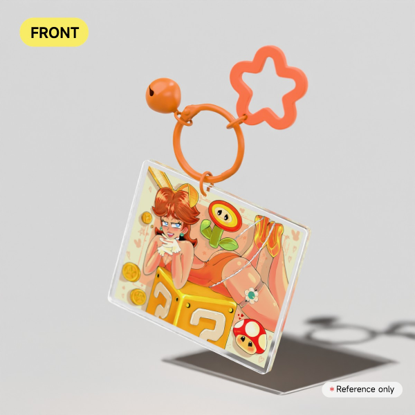Bunnysuit Princess Daisy Keychain
